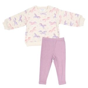 NEW Angel Dear Dreamy Unicorns Puffy Oversized Sweatshirt and Legging